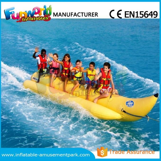 Opblaasbaar het Waterspeelgoed van de banaanboot/Water Towable Buis met Aangepaste Grootte