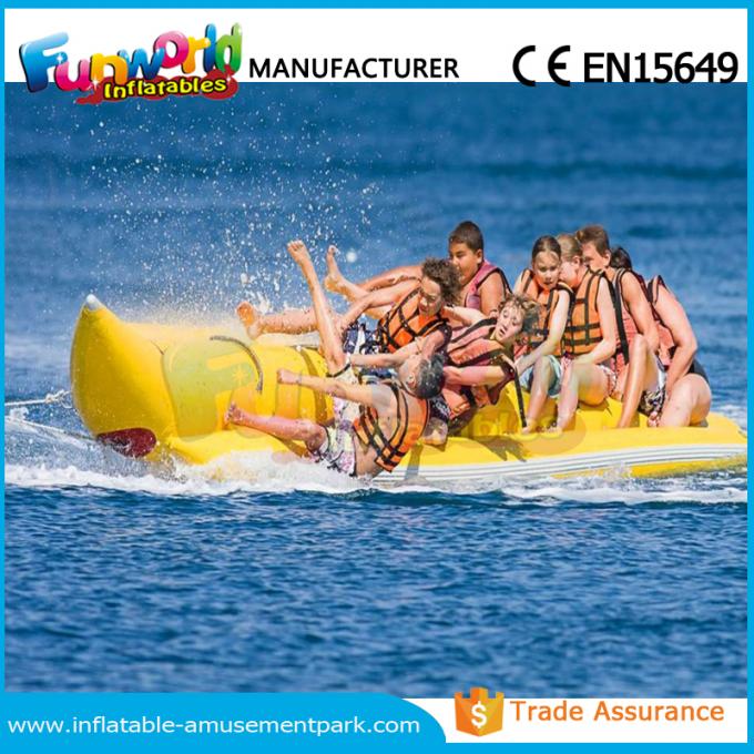 Opblaasbaar het Waterspeelgoed van de banaanboot/Water Towable Buis met Aangepaste Grootte