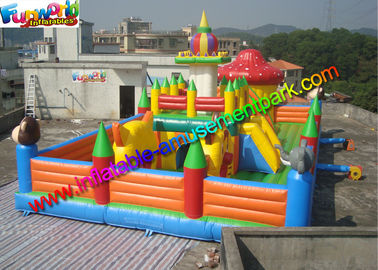 Playground Inflatable Amusement Park Toys , Jump Houses Customized