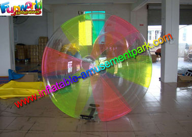 Kids Inflatable Zorb Water Walking Ball Colored Stripe Hot Air Welded