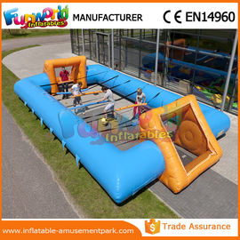 Funny Football Court New Inflatable Soccer Field With Powerful Blower For Sports