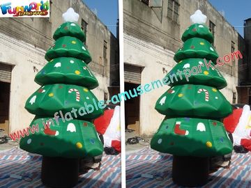 Holiday Inflatable Christmas Tree Decorations Green , 420D PVC 3M