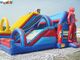 ISO Popular Spiderman Combo Inflatable Bouncer Slide For Pool