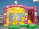 Hello Kitty Rent Inflatable Bouncer Slide , Castle With Slide For Childrens