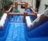 Outdoor Blue / Green PVC Tarpaulin Inflatable Bouncer Slide For Kids