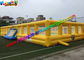 Customized Four Goal Inflatable Football Arena , Soapy Football Soccer Pitch