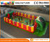 PVC Tarpaulin Orange Inflatable Football Field Blow Up Football Game Equipment