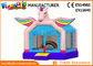 Rainbow Inflatable Bounce Houses For Children , Inflatable Unicorn Bouncing Castle