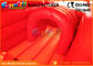 Fun Truck Bounce House Inflatables Obstacle Course Red Fire Retardant