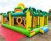 Safari Park Inflatable Playground Coconut Tree Bounce Slide