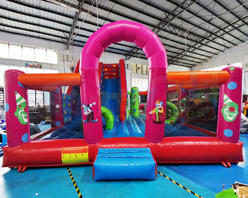 Van het Pretparkbouncy van Plato Inflatable Bounce House Combo het Kasteeldia